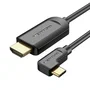 Vention Cable Conversor USB Tipo-C Macho a HDMI Macho 4K@60Hz 1,5m Negro